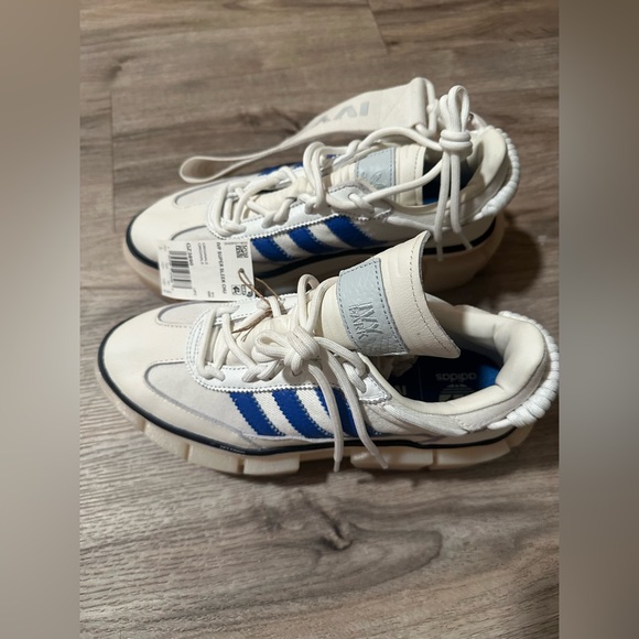 Adidas BEYONCÉ Ivy Park Rodeo Super Sleek White Royal Blue Sneakers SIZE 8 NWB - Picture 11 of 16